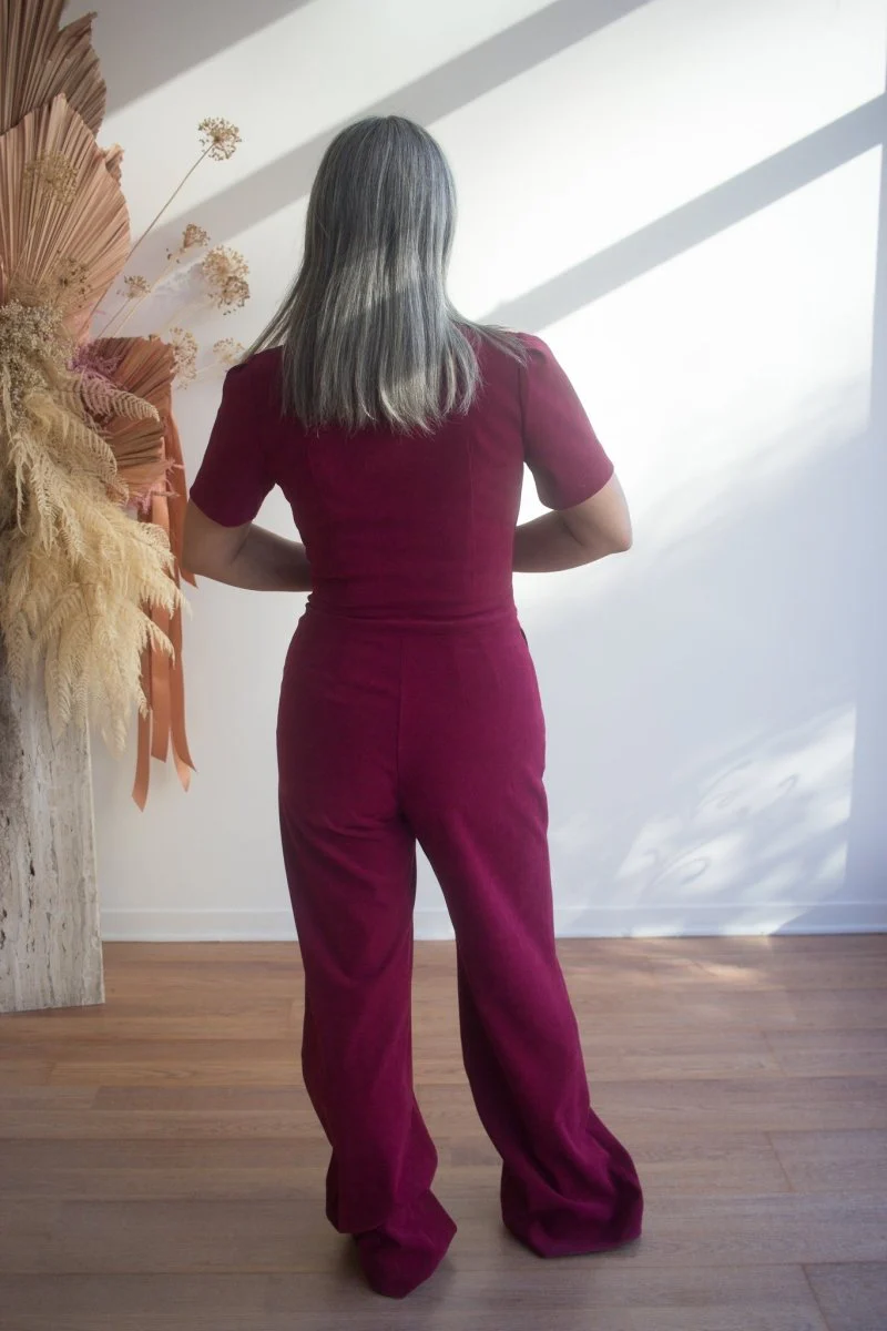 Birds of North America Tyrannulet Jumpsuit - Mulberry (Online Exclusive) - Image 4