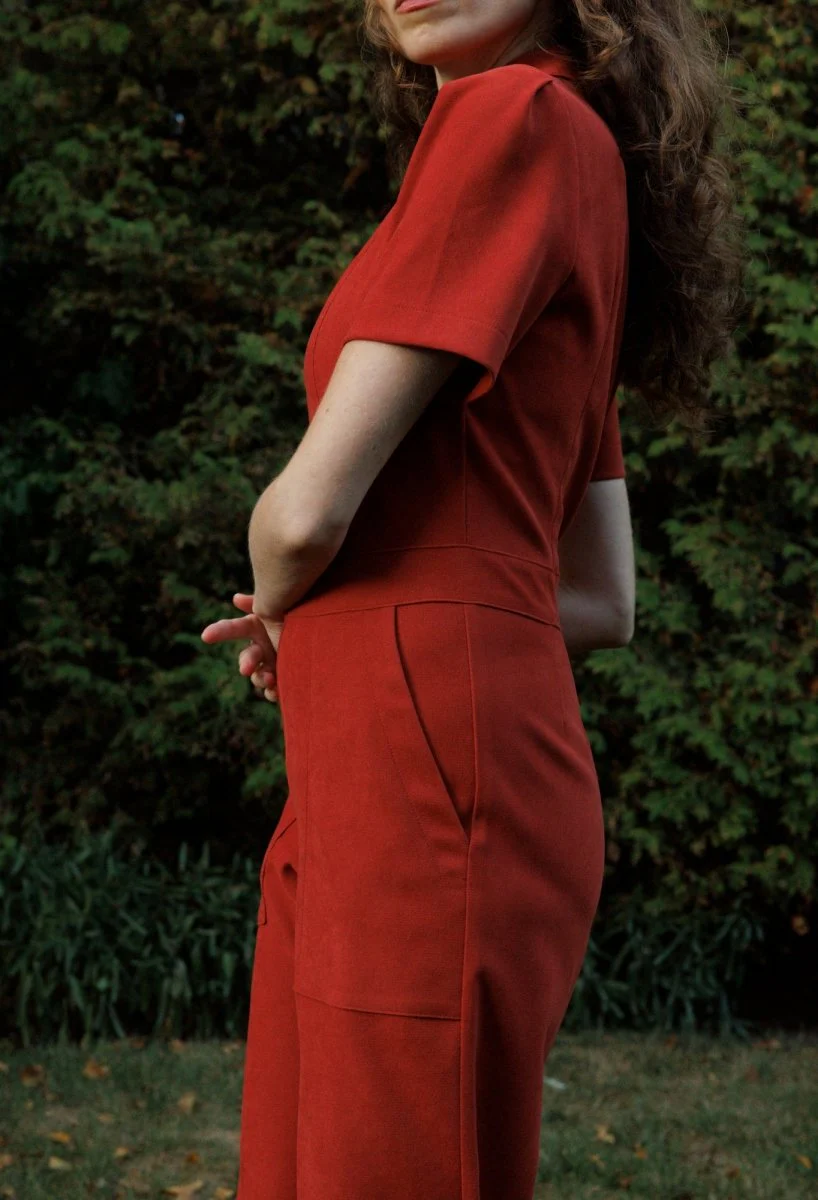 Birds of North America Tyrannulet Jumpsuit - Red Clay (Online Exclusive) - Image 11