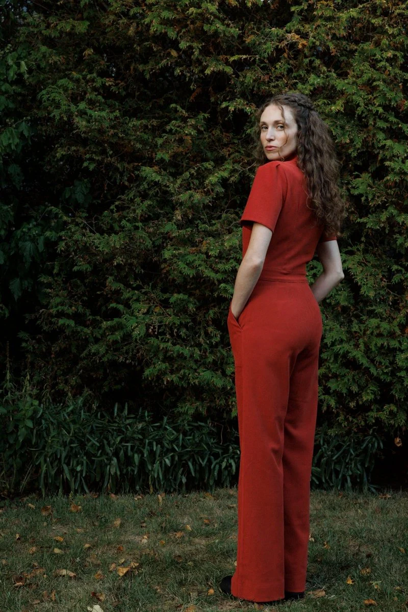 Birds of North America Tyrannulet Jumpsuit - Red Clay (Online Exclusive) - Image 12