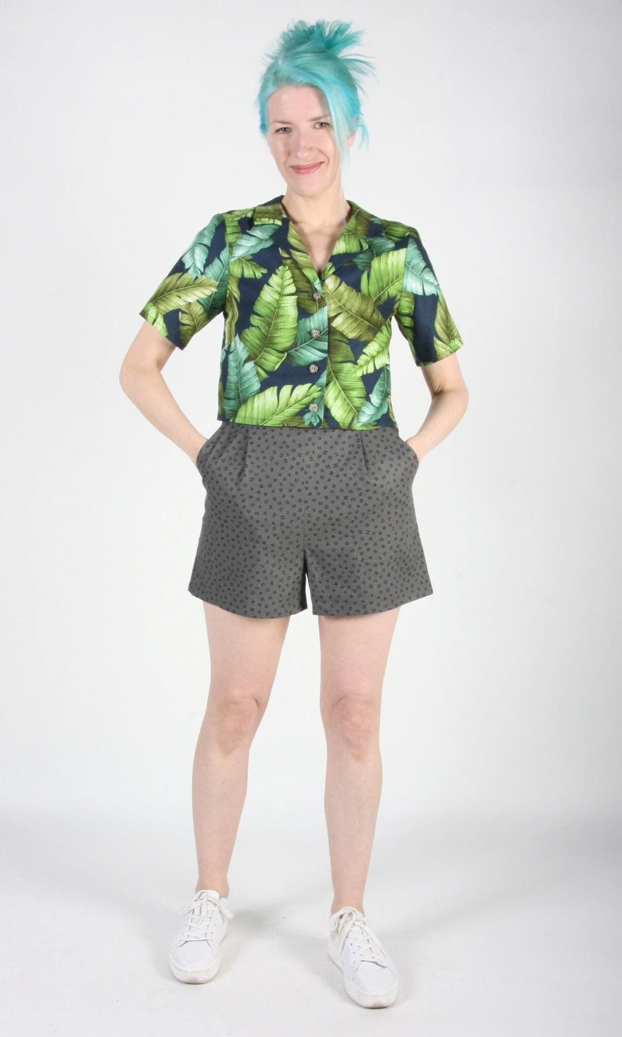Birds of North America Umbrellabird Shorts - Grey Hatch (Online Exclusive) - Image 7