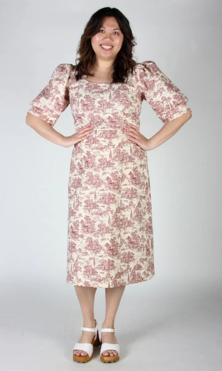 Birds of North America Veery Dress - Brick Village Toile (Online Exclusive) - Image 13