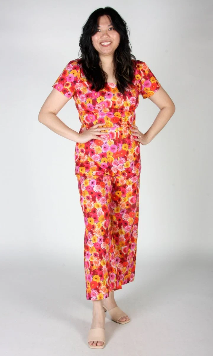 Birds of North America Whinchat Jumpsuit (Petal Party) - Image 10