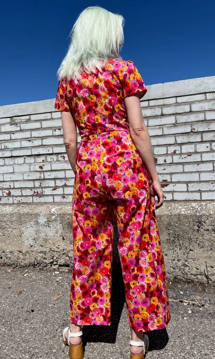 Birds of North America Whinchat Jumpsuit (Petal Party) - Image 8