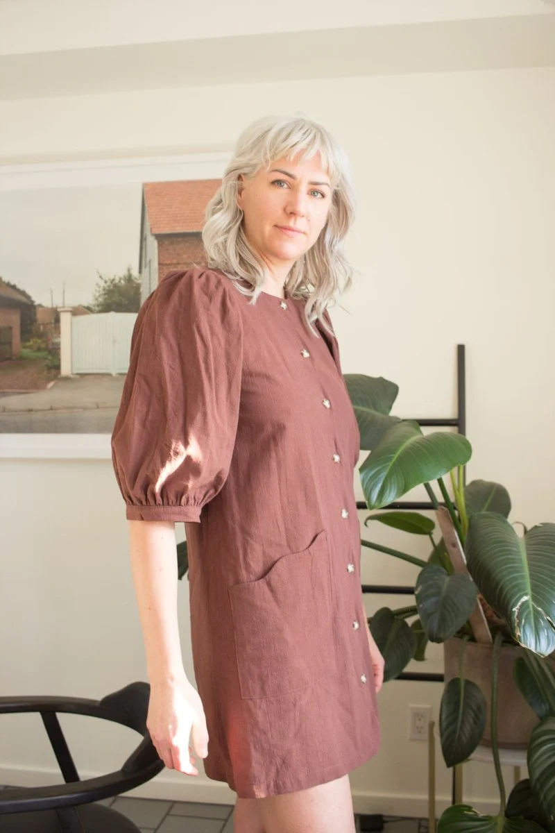 Birds of North America Wideawake Dress - Cocoa (Online Exclusive) - Image 2