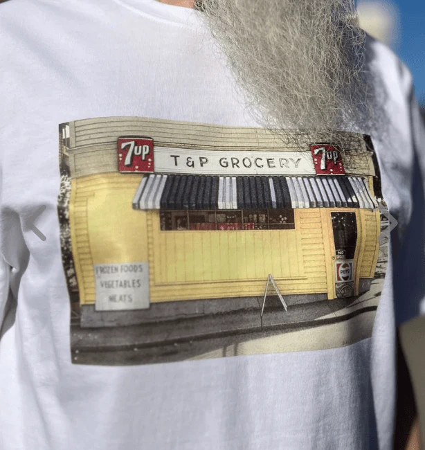 Birds of North America X Neil MacCormick 'T&P Grocery' Tee - Image 7