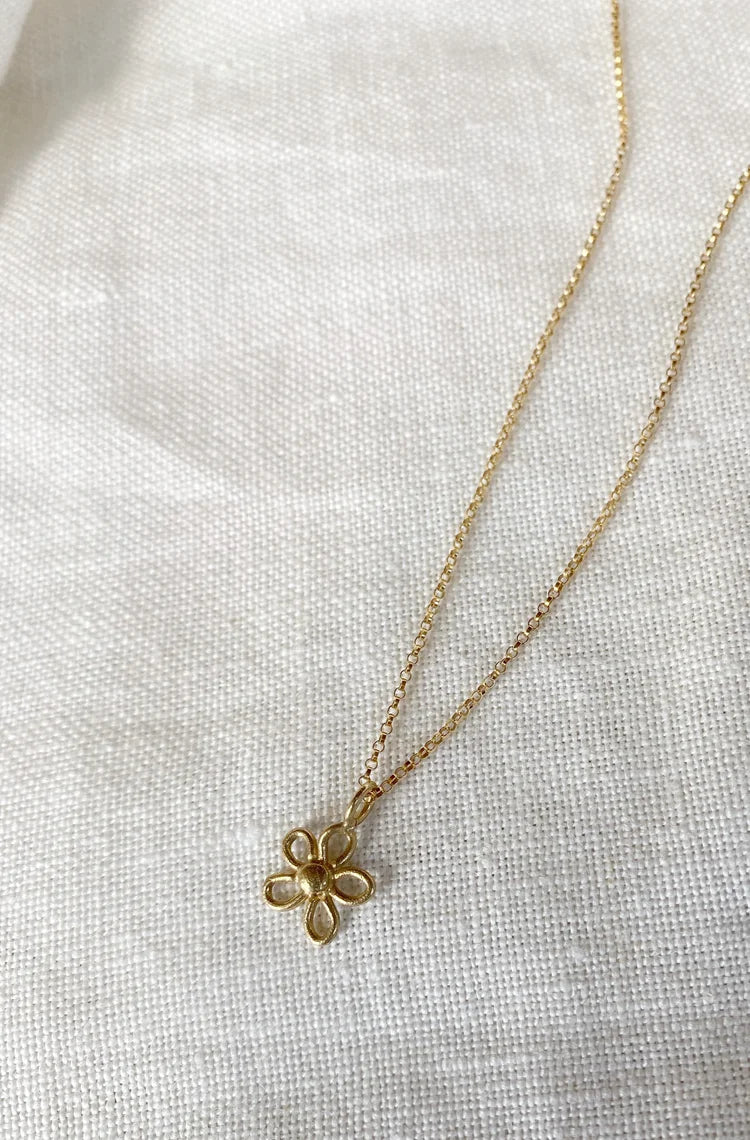 Hawkly Bloom Mini Necklace (Bronze or Silver)