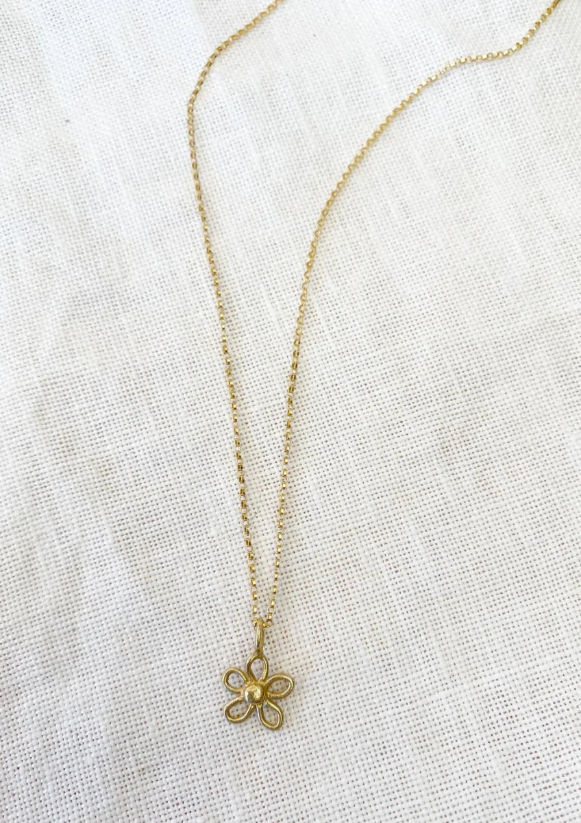 Hawkly Bloom Mini Necklace (Bronze or Silver) - Image 2