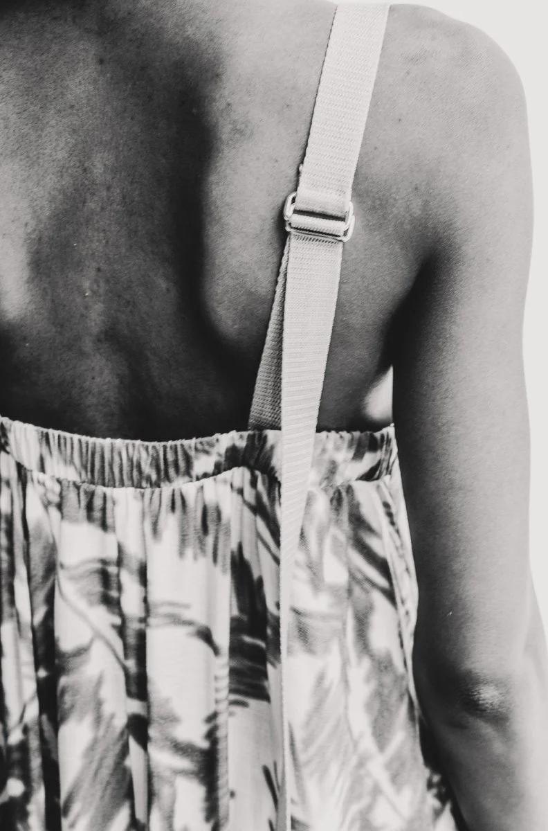 Bodybag Belize Dress - Grey Palm Print (Online Exclusive) - Image 8
