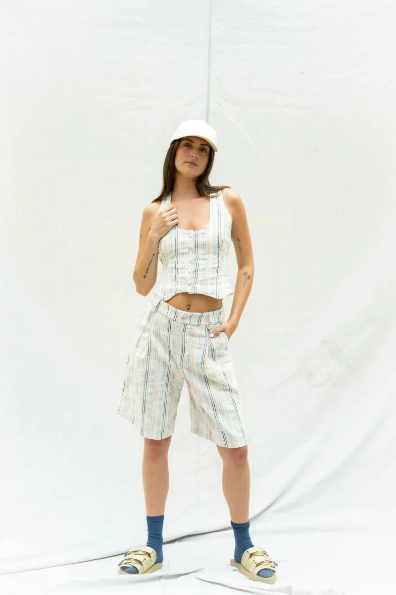 Bodybag Bogota Waistcoat - Striped Jacquard (Online Exclusive) - Image 2