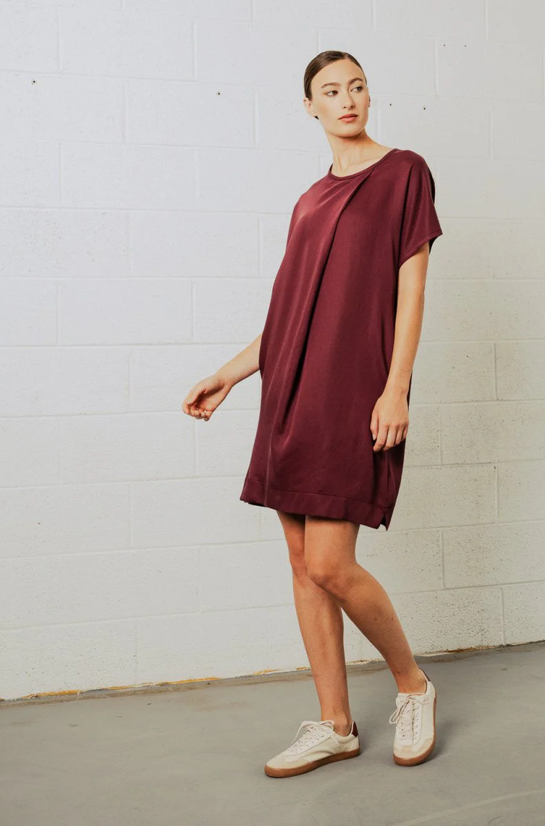 Bodybag Calypso Dress - Navy or Burgundy (Online Exclusive) - Image 5