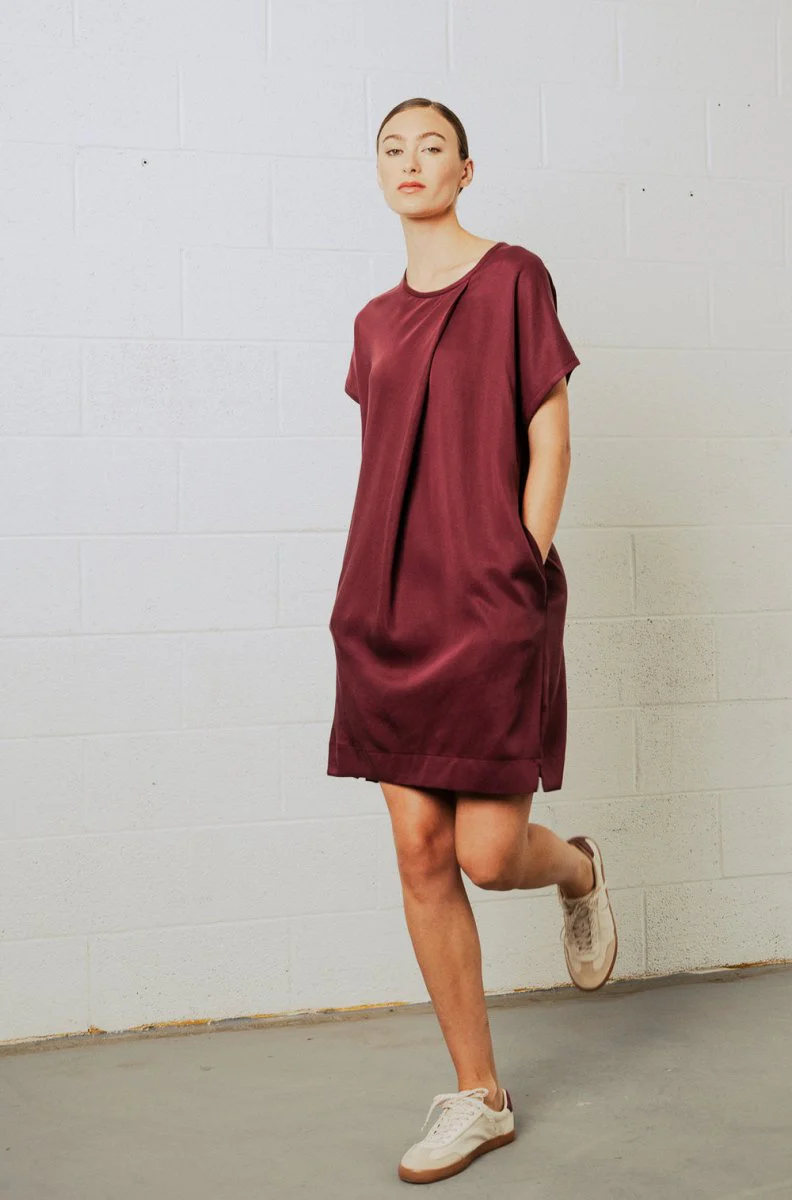 Bodybag Calypso Dress - Navy or Burgundy (Online Exclusive) - Image 6