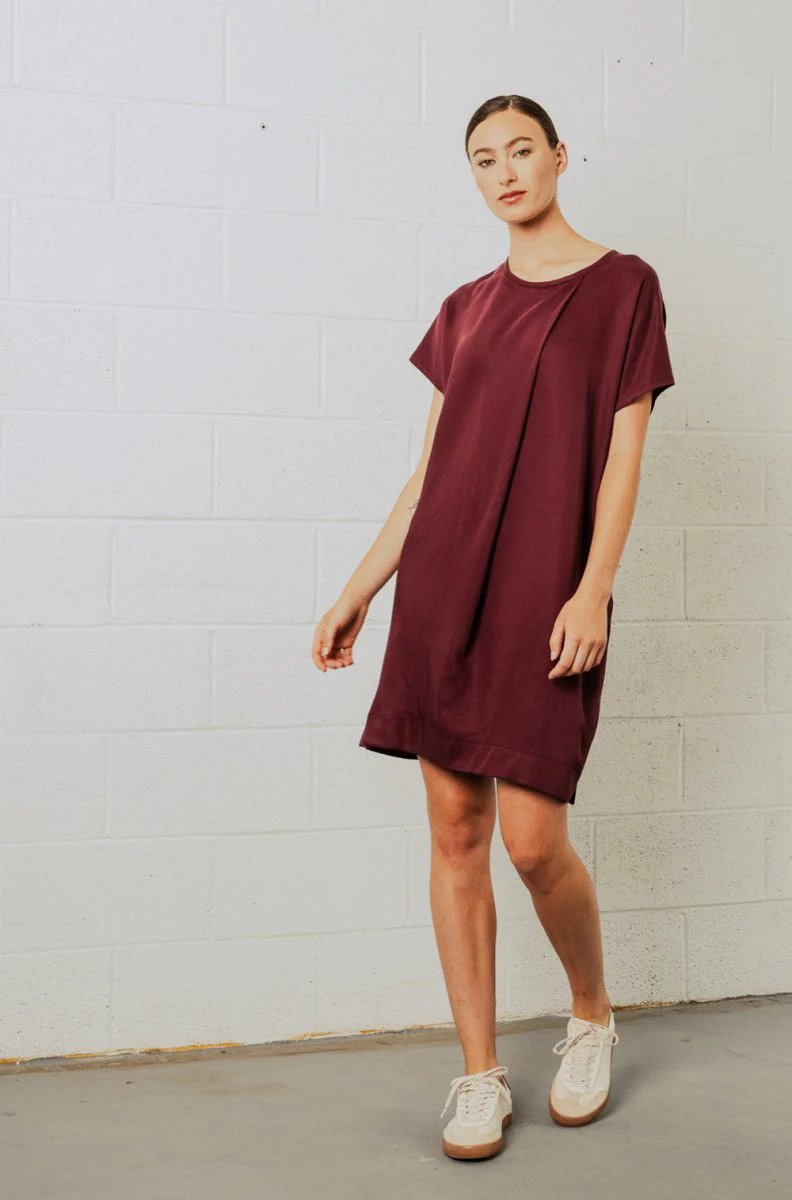 Bodybag Calypso Dress - Navy or Burgundy (Online Exclusive) - Image 7