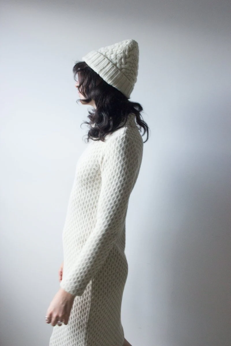 Bodybag Lennon Dress - Black or Cream Boing Knit (Online Exclusive) - Image 12