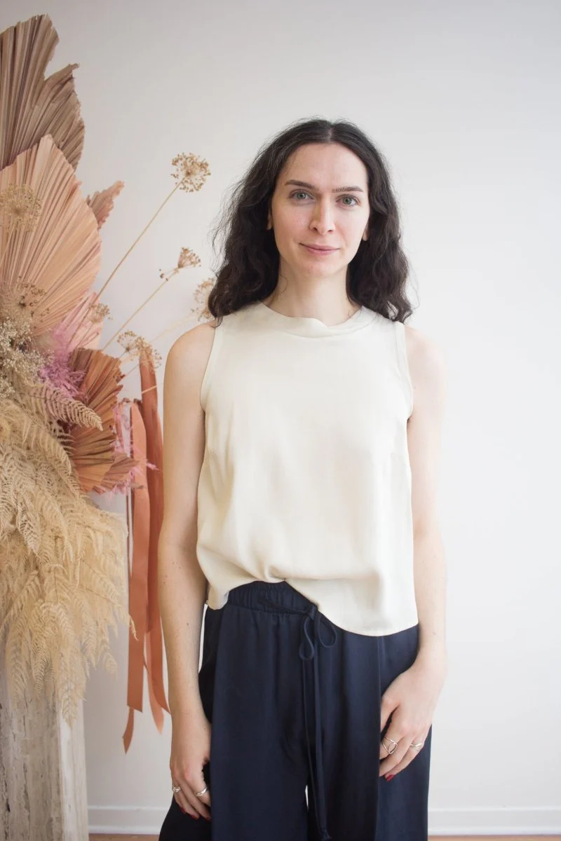 Bodybag Pacifica Tencel Top - Ivory, Navy or Burgundy (In-Store) - Image 11