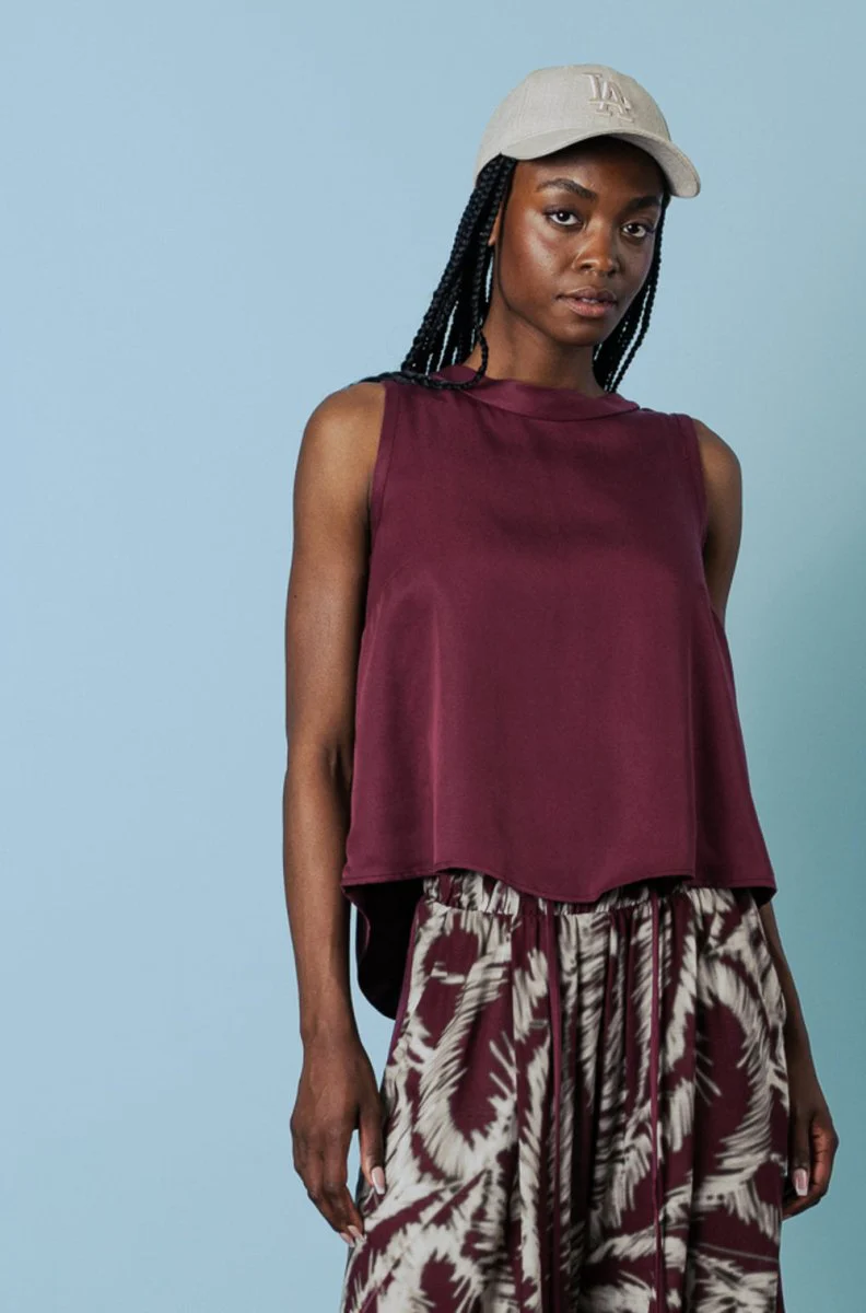 Bodybag Pacifica Tencel Top - Ivory, Navy or Burgundy (In-Store) - Image 7