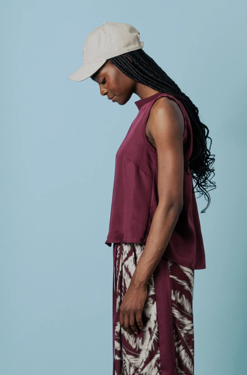 Bodybag Pacifica Tencel Top - Ivory, Navy or Burgundy (In-Store) - Image 8
