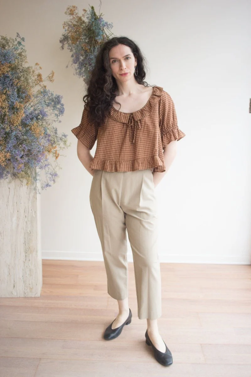 Harly Jae Doll Blouse (Maple Gingham) - Image 5