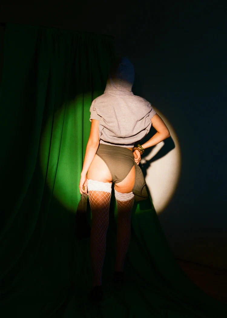 Bully Boy Jonny Panties - Green Cotton (In-Store) - Image 4