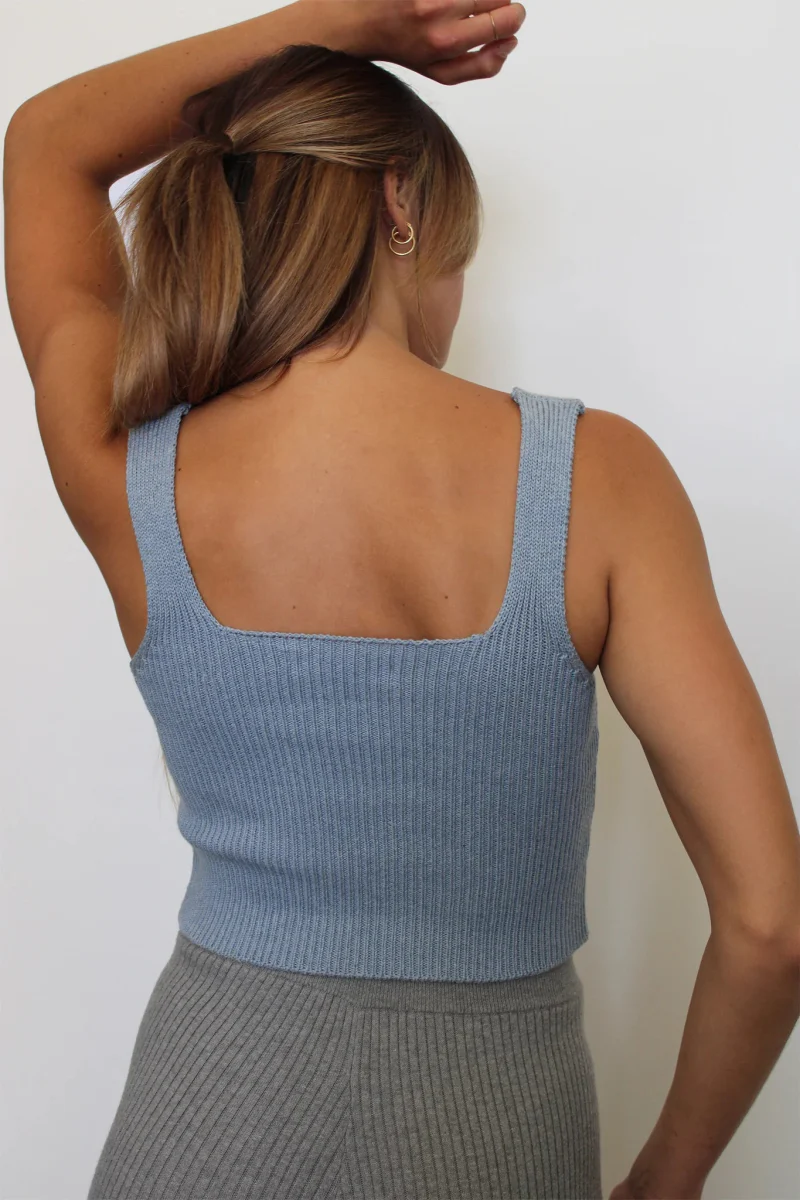 Carolyn Ferreira Rib Tank (Sky Blue) - Image 11