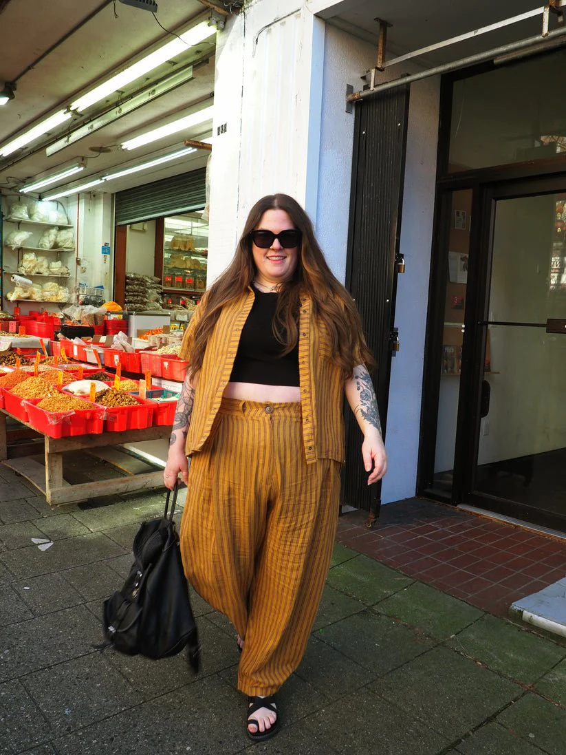 Connally Goods Amy Trouser (Amber Stripe) - Image 5