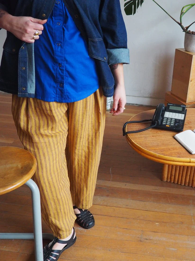 Connally Goods Amy Trouser (Amber Stripe) - Image 6