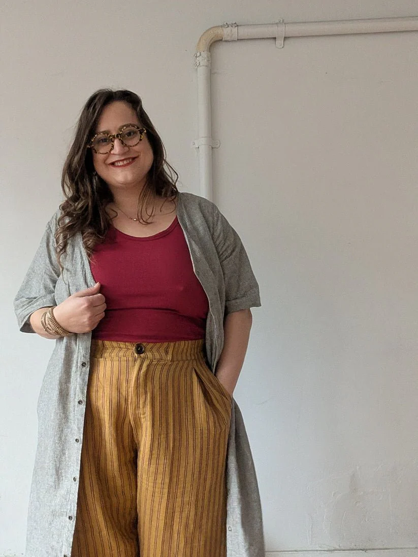 Connally Goods Amy Trouser (Amber Stripe) - Image 9