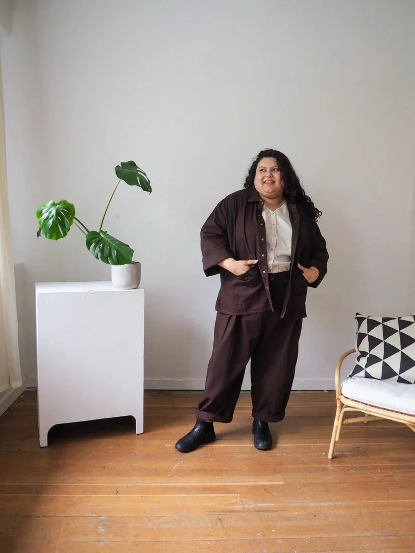 Connally Goods Faye Chore Coat (Espresso) - Image 11