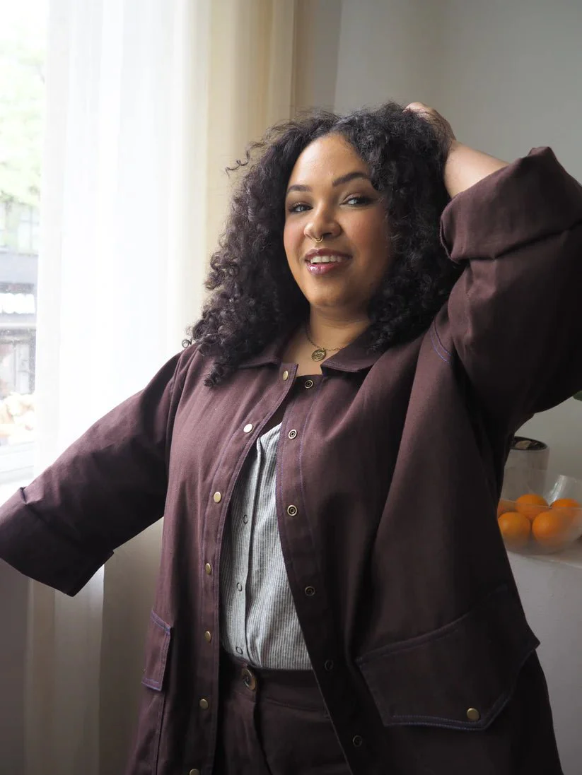 Connally Goods Faye Chore Coat (Espresso) - Image 8