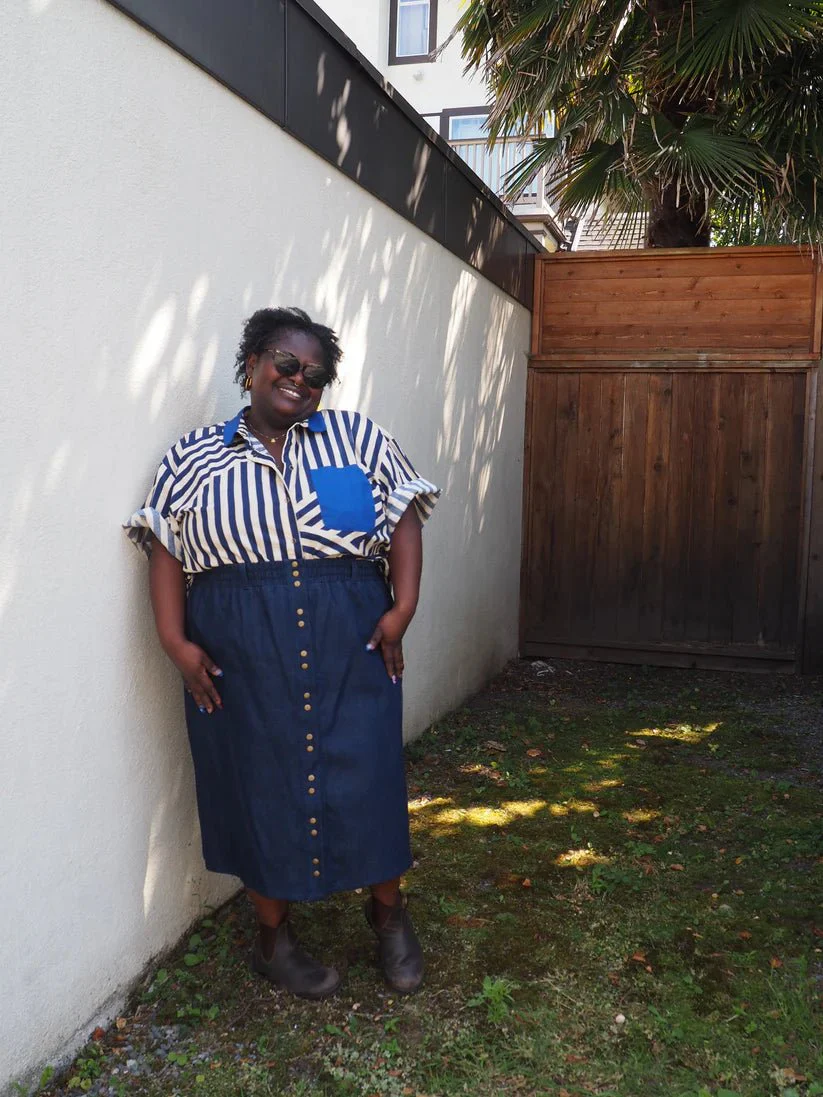 Connally Goods Sadie Skirt (Dark Wash Indigo) - Image 10