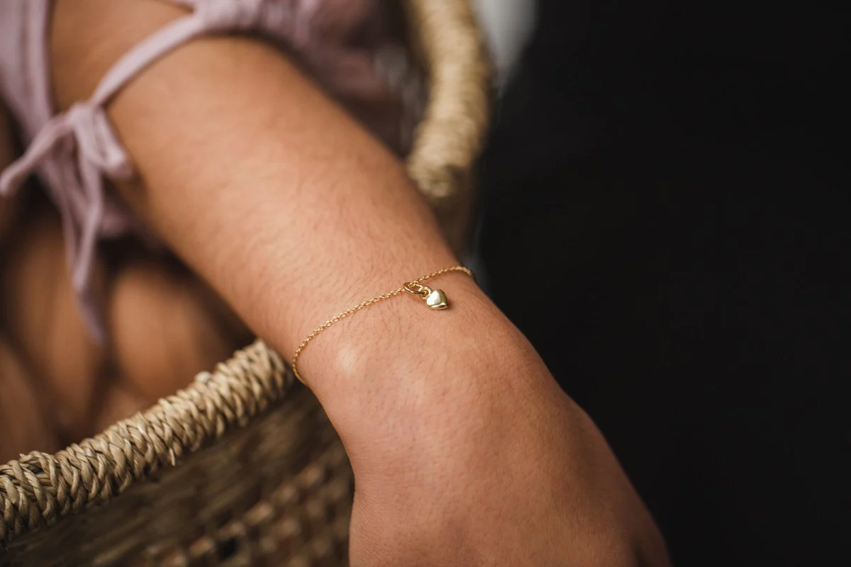Little Gold Heart of Gold Bracelet - Image 2