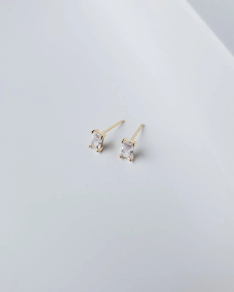 CoutuKitsch Amelie Baguette Studs (Multiple Colours) - Image 4
