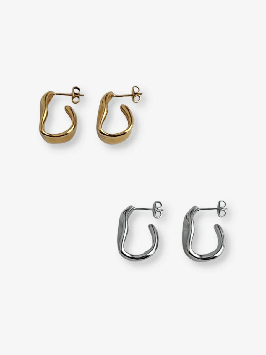 CoutuKitsch Harlow Hoops (Gold or Silver) - Image 3