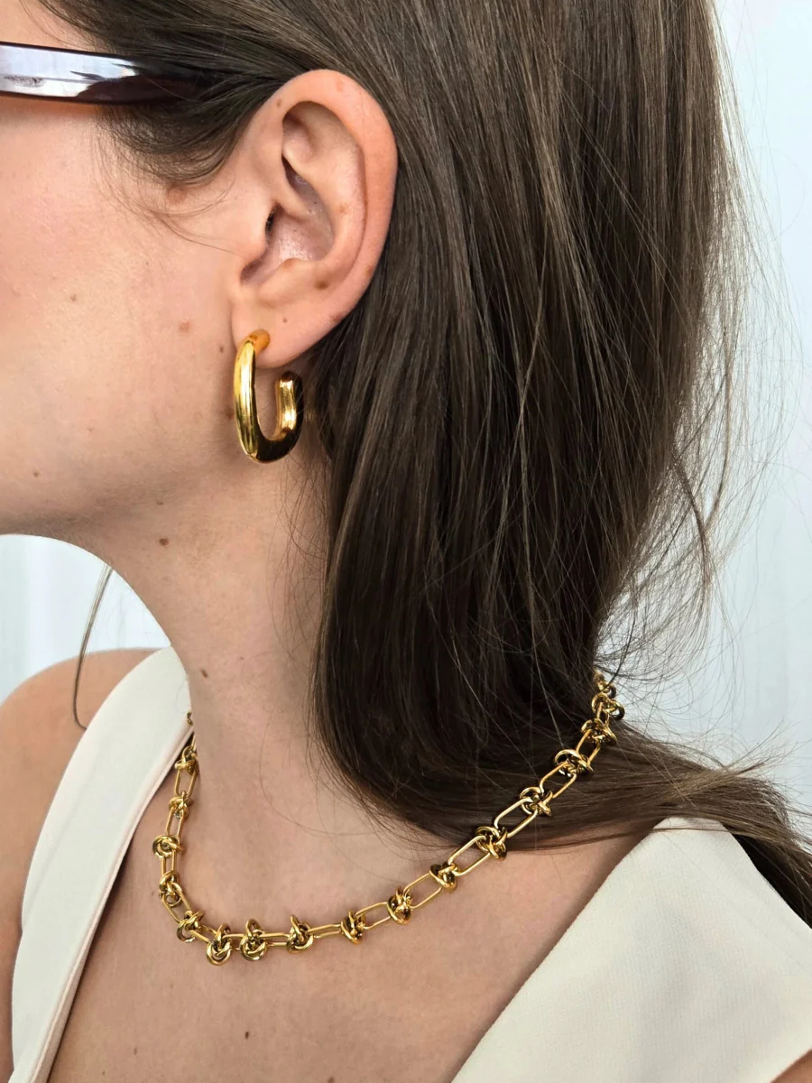 Coutukitsch Roxy Necklace (Gold or Silver)