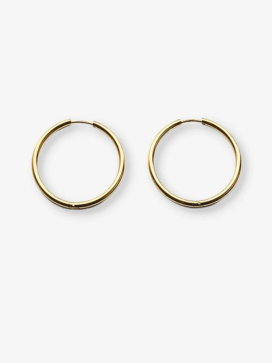 CoutuKitsch Slim Hoops (Gold or Silver) - Image 3