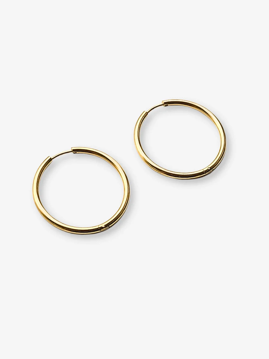 CoutuKitsch Slim Hoops (Gold or Silver) - Image 5