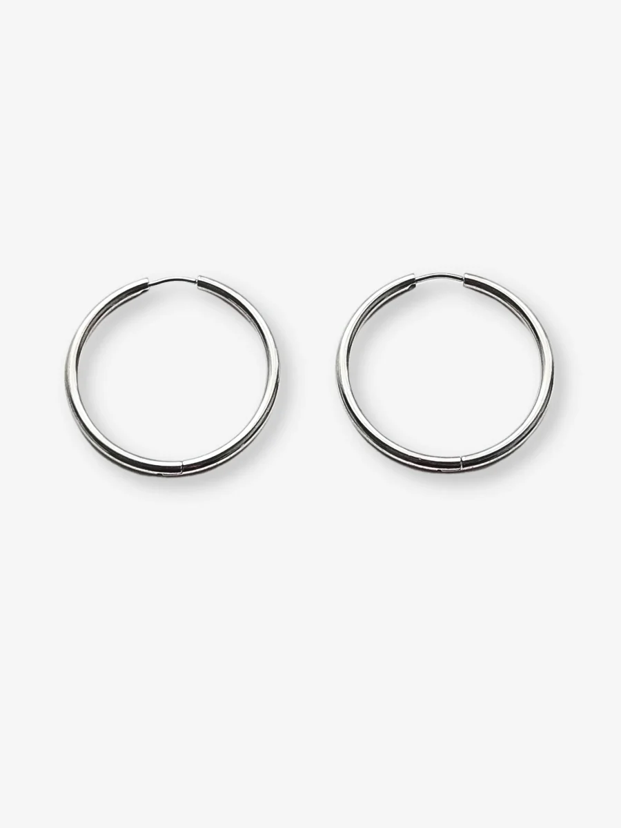 CoutuKitsch Slim Hoops (Gold or Silver) - Image 8