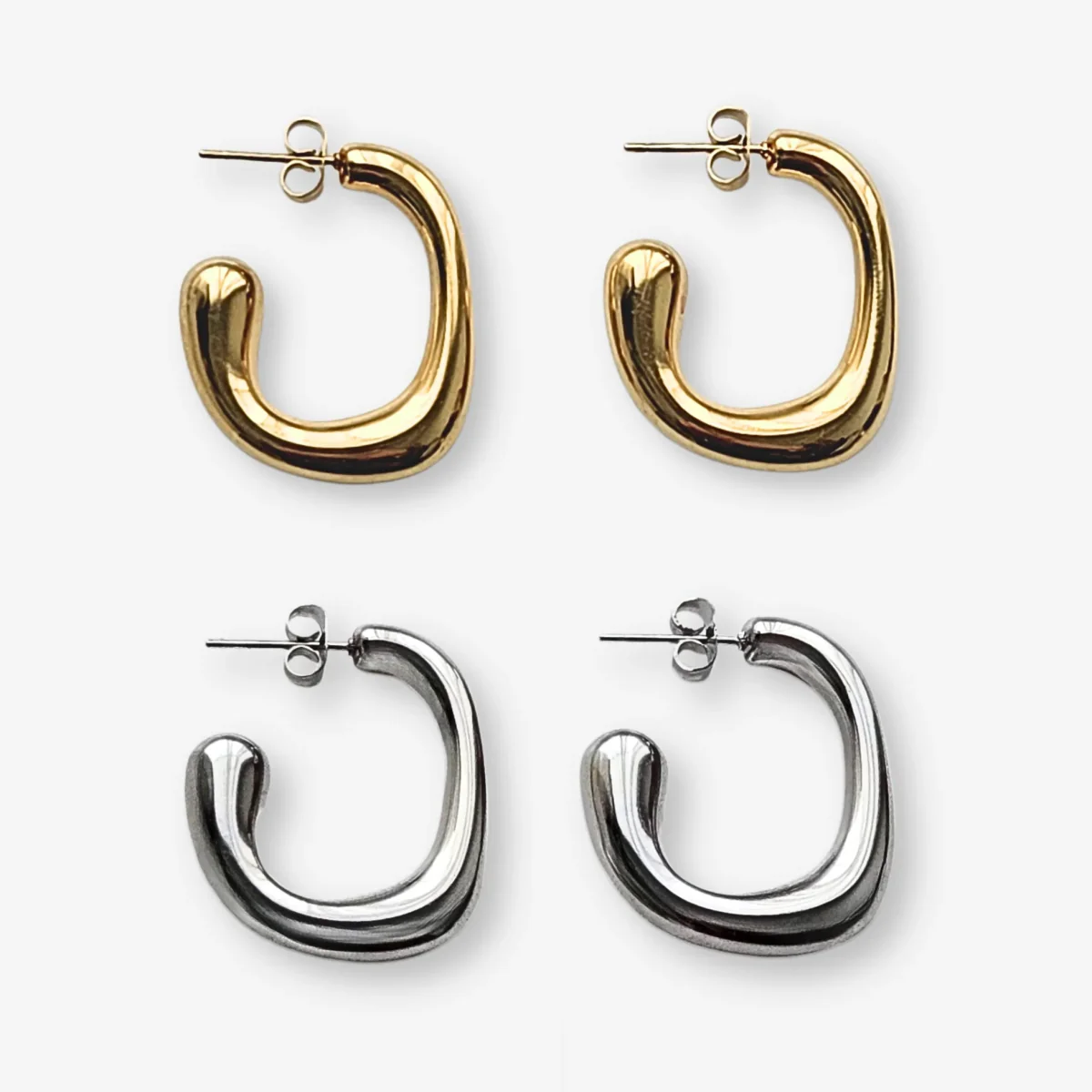 CoutuKitsch Suki Hoops (Gold or Silver) - Image 2