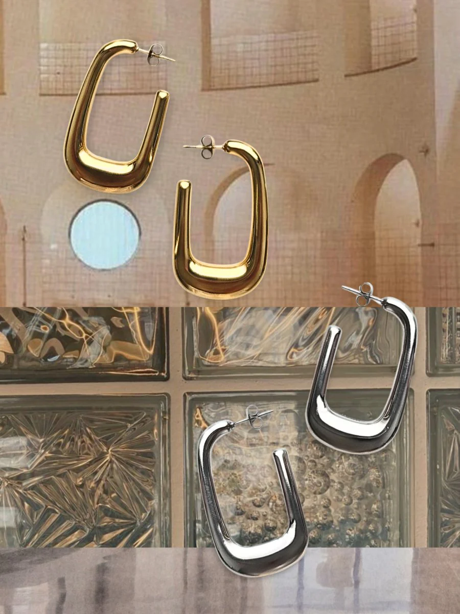 CoutuKitsch Twiggy Hoops (Gold or Silver) - Image 6