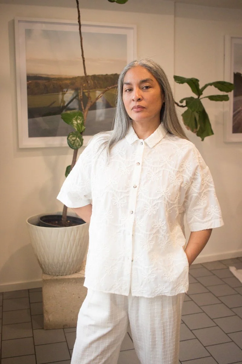 Dagg & Stacey Sterling Shirt (Chalk Eyelet)