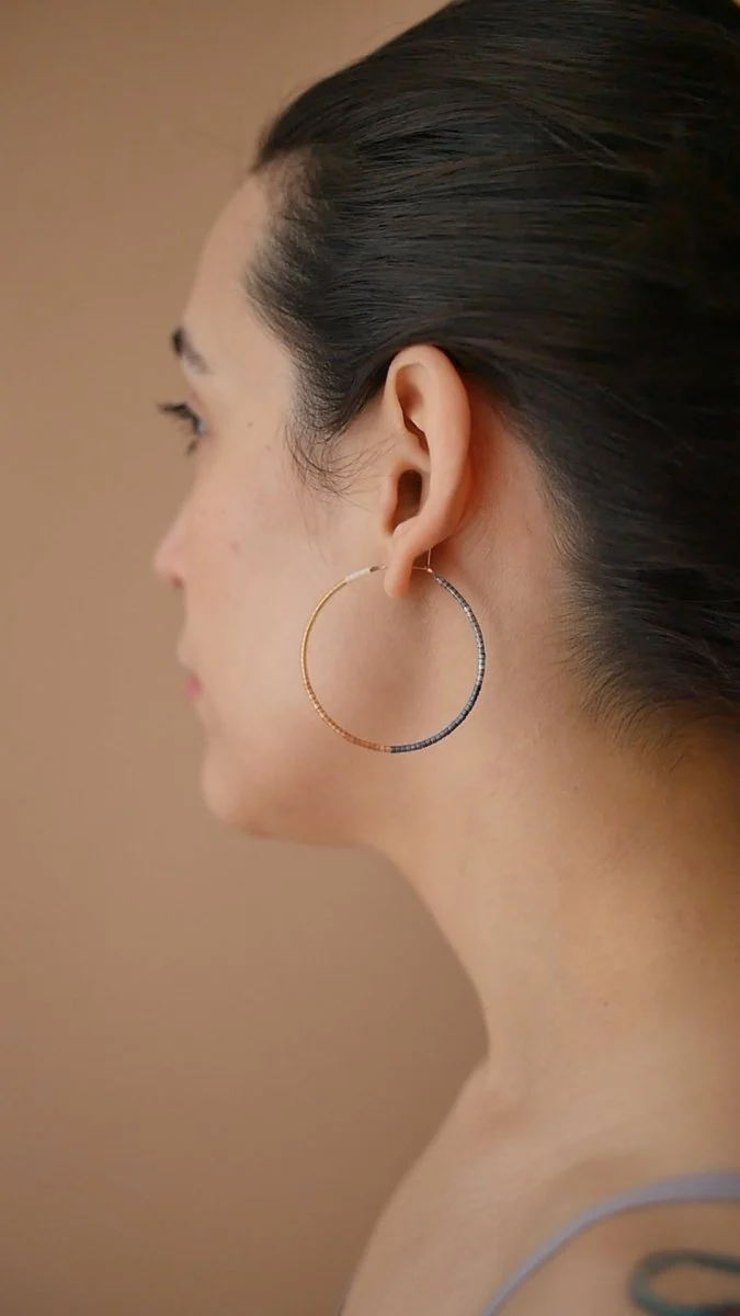 Daldanea Esen Hoop Earrings (Multiple Sizes) - Image 3