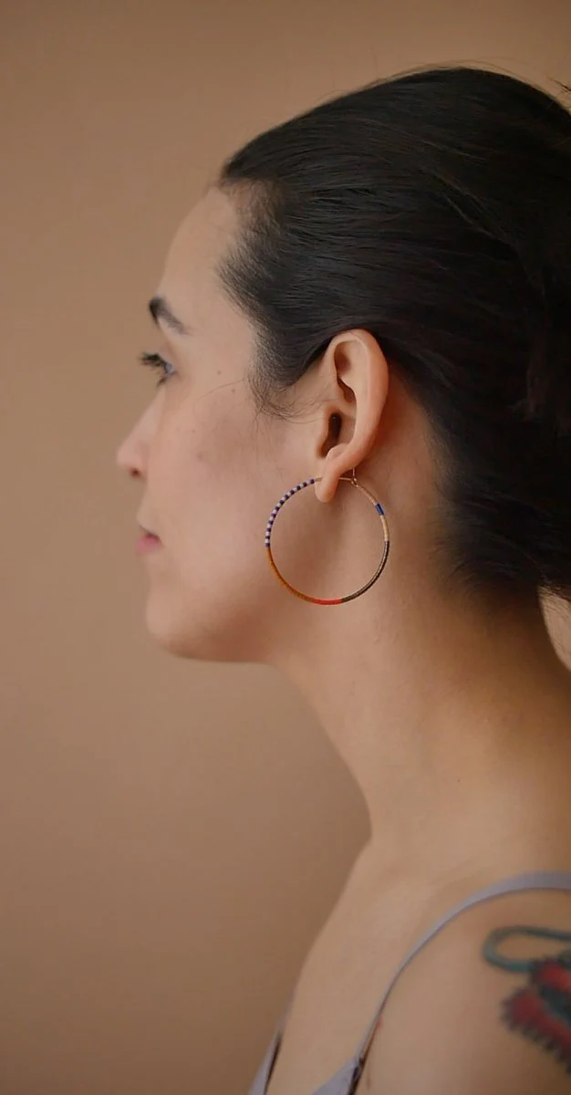 Daldanea Jaya Hoop Earrings (Multiple Sizes) - Image 3
