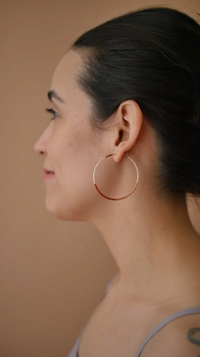 Daldanea Livia Hoop Earrings (Multiple Sizes) - Image 3