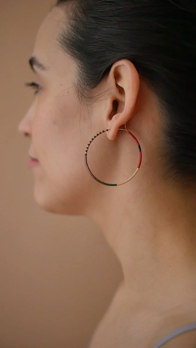 Daldanea Lovedeep Hoop Earrings (Multiple Sizes) - Image 3