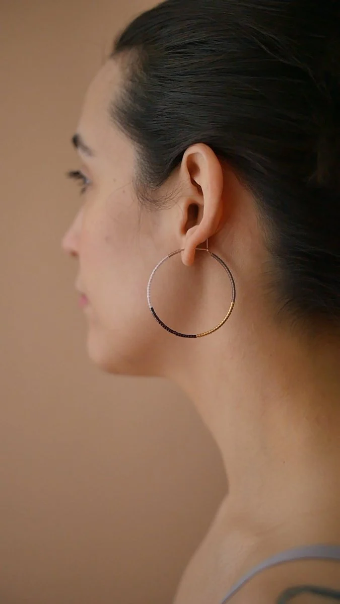 Daldanea Sabina Hoop Earrings (Multiple Sizes) - Image 3