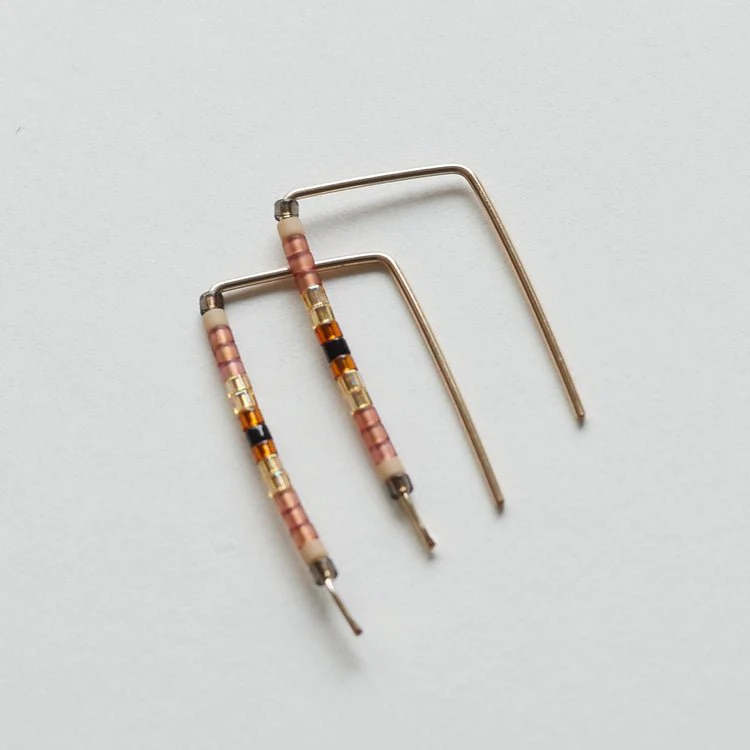 Daldanea Bar Stud Earrings (Many Colours) - Image 3