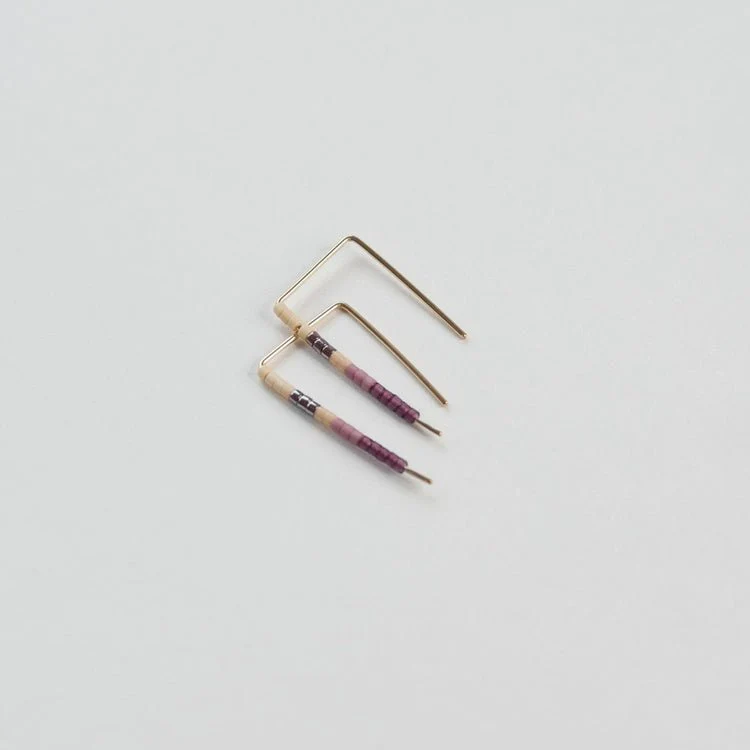 Daldanea Bar Stud Earrings (Many Colours) - Image 4