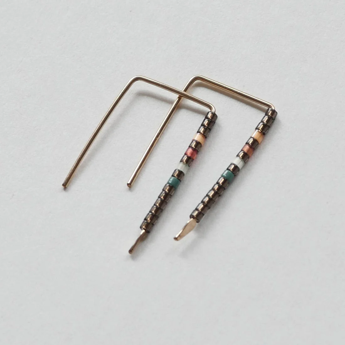 Daldanea Bar Stud Earrings (Many Colours) - Image 9