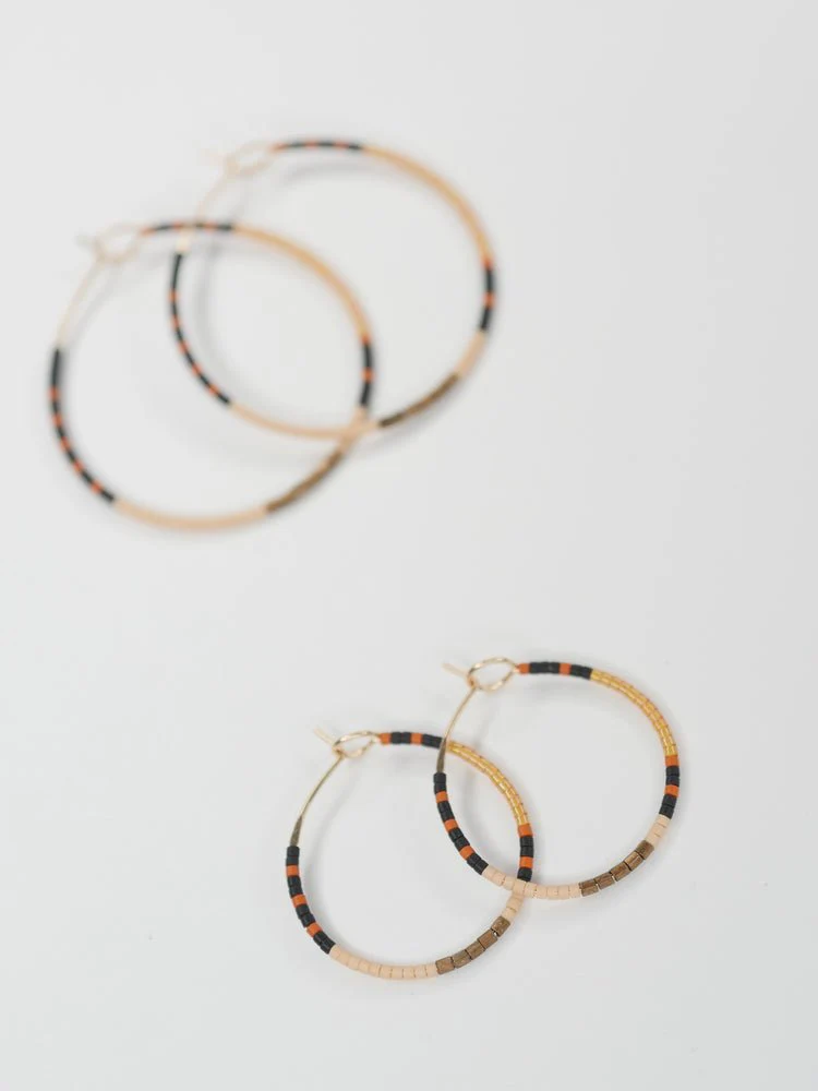 Daldanea Simone Hoop Earrings (Multiple Sizes) - Image 3