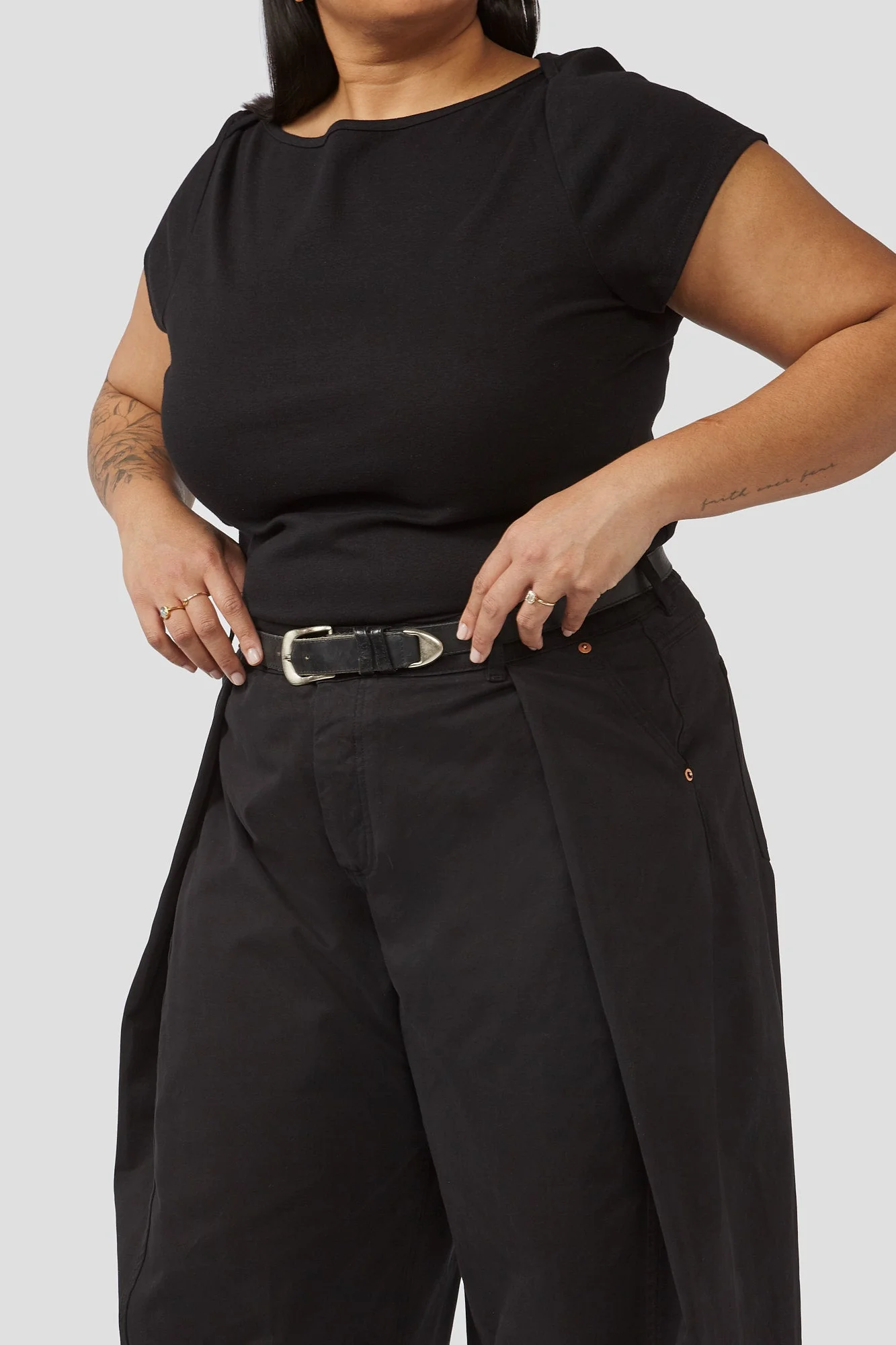 Decade Studio Fortune Pants - Black or Tan (Online Exclusive) - Image 3