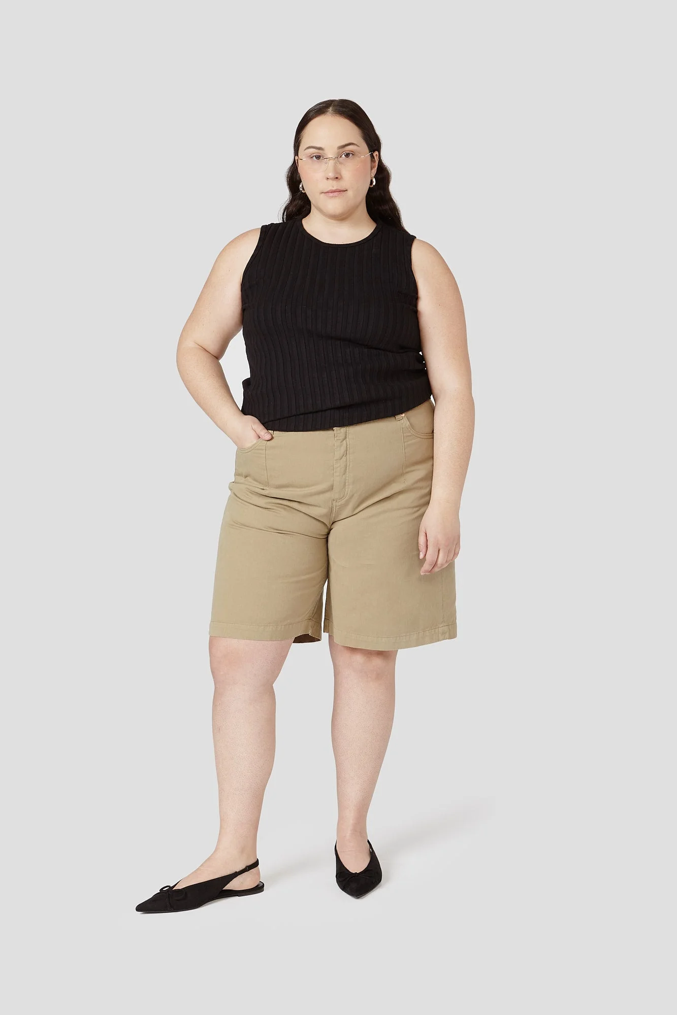 Decade Studio Noel Chino Shorts - Sesame (In-Store) - Image 5